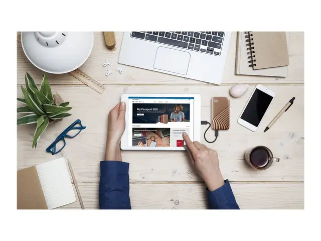 WD My Passport WDBAGF0020BGD - SSD kryptert 2 TB ekstern (bærbar) ...