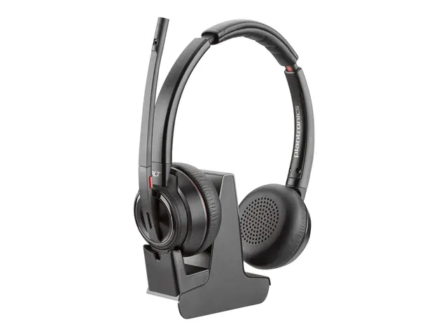 Poly Savi 8220-M Office - 8200 series hodesett on-ear DECT / Bluet...