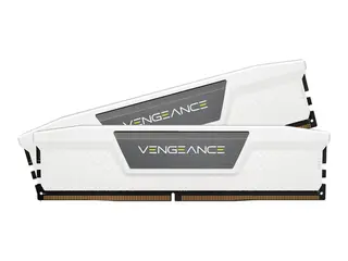 CORSAIR Vengeance - DDR5 - sett - 32 GB + 2 x 16 GB DIMM 288-pin - 5200 MHz / PC5-41600 - CL40 - 1.25 V - hvit