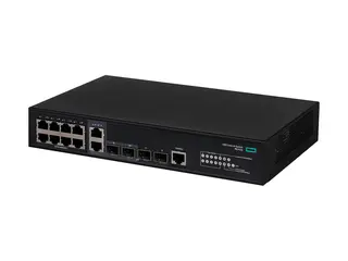 HPE FlexNetwork 5140 8G 2SFP 2XGT Combo EI Switch - L3 - smart - 8 x 10/100/1000 + 2 x 1 Gigabit / 10 Gigabit SFP+ + 2 x 10GBase-T-kombinasjon - rackmonterbar - BTO