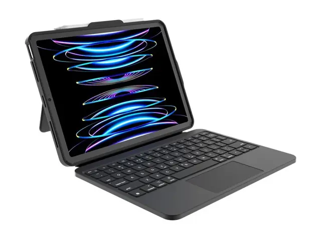 Deqster Prime - Tastatur og folioveske (keyboard) - med styrepute ...