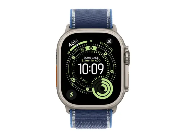 Apple Watch Ultra 3 - 49 mm naturlig titan Ja smartklokke med Trai...