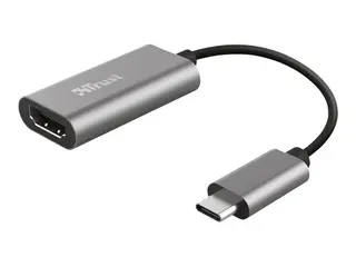 Trust Dalyx - Video adapter - HDMI hunn til 24 pin USB-C hann 20 cm - 4K-støtte, 1080p-støtte
