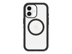 OtterBox Defender Series Pro XT - Baksidedeksel for mobiltelefon robust - MagSafe-samsvar - polykarbonatlag, termoplastisk elastomer (TPE) - m&#248;rk side (klar / svart) - for Apple iPhone 17