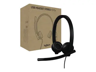 Logitech H570e - Hodesett - on-ear kablet - USB-A - Certified for Microsoft Teams