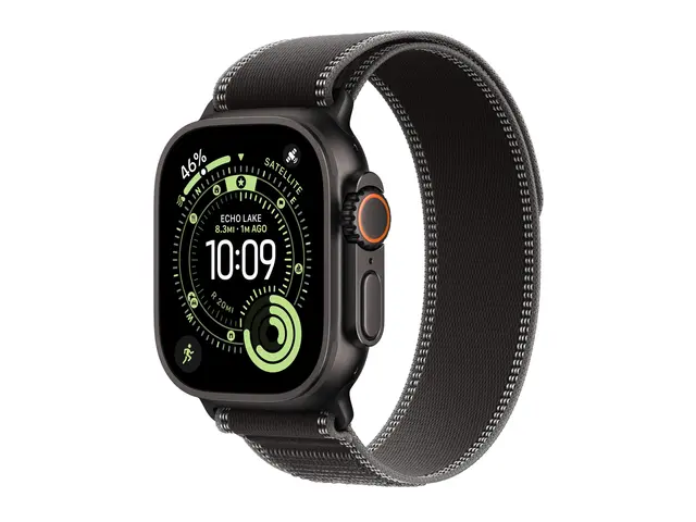 Apple Watch Ultra 3 - 49 mm svart titan Ja smartklokke med Trail L...
