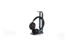 Yealink BH76 - Hodesett - on-ear Bluetooth - tr&#229;dl&#248;s - aktiv st&#248;ydemping - USB-A via Bluetooth-adapter - svart - Certified for Microsoft Teams