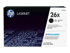HP 26X - Høy ytelse - svart - original LaserJet - tonerpatron (CF226X) - for LaserJet Pro M402, MFP M426