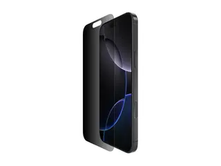 Belkin ScreenForce InvisiGlass - Skjermbeskyttelse for mobiltelefon behandlet - glass - med personvernsfilter - 2-veis - for Apple iPhone 16 Pro Max