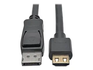 Eaton Tripp Lite Series DisplayPort 1.2 to HDMI Active Adapter Cable (M/M), 4K 60 Hz, Gripping HDMI Plug, HDCP 2.2, 3 ft. (0.9 m) Adapterkabel - DisplayPort hann til HDMI hann - 91 cm - svart - aktiv, 4K-st&#248;tte