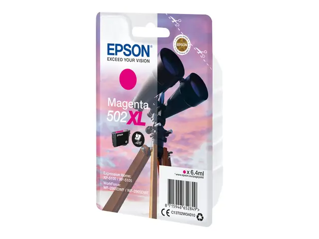 Epson 502XL - 6.4 ml - høykapasitets - magenta - original - blære ...