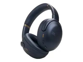 JBL Tour ONE M3 - Hodetelefoner med mikrofon full størrelse - Bluetooth - trådløs, kablet - aktiv støydemping - 3,5 mm jakk, USB-C - blå - Zoom Certified