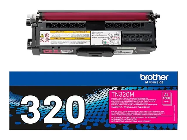 Brother TN320M - Magenta - original - tonerpatron - for Brother DC...