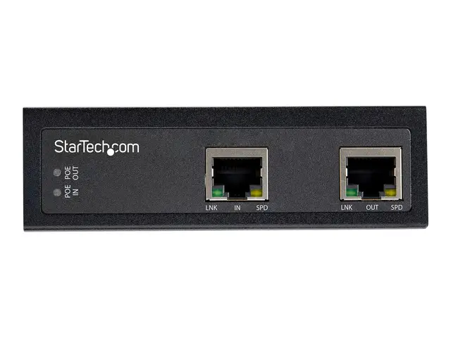 StarTech.com Industrial Single Port Gigabit PoE Extender, 60W 802....
