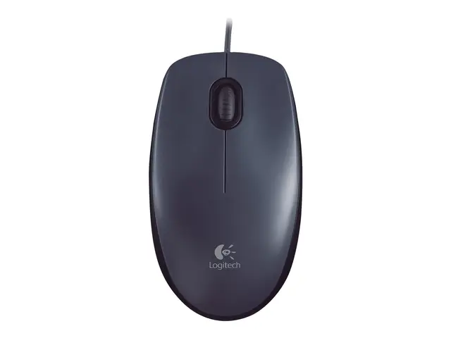 Logitech M90 - Mus - høyre- og venstrehåndet - optisk - kablet - USB