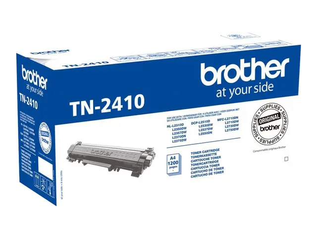 Brother TN2410 - Svart original tonerpatron for DCP-L2510, L2530, ...
