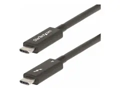 StarTech.com 6ft (2m) Active Thunderbolt 4 Cable, 40Gbps, 100W PD, 4K/8K, Intel Certified, Compatible w/Thunderbolt 3/USB 3.2/DisplayPort (A40G2MB-TB4-CABLE) USB type C-kabel - 24 pin USB-C til 24 pin USB-C - 2 m