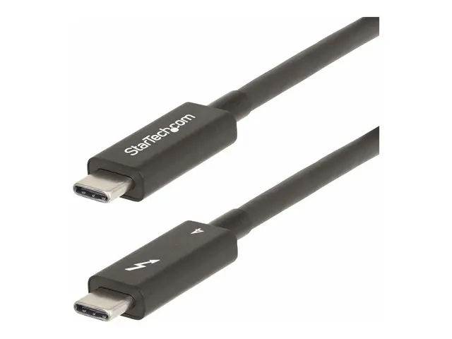 StarTech.com 6ft (2m) Active Thunderbolt 4 Cable, 40Gbps, 100W PD,...