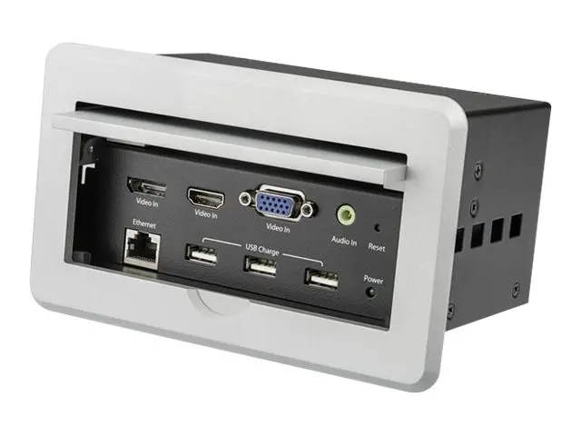 StarTech.com Conference Table Connectivity Pop up Box with AV and ...