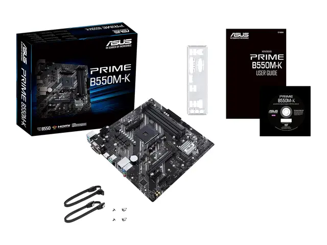 ASUS PRIME B550M-K - Hovedkort micro ATX Socket AM4 AMD B550 Chips...