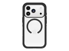 OtterBox Defender Series Pro XT - Baksidedeksel for mobiltelefon robust - MagSafe-samsvar - polykarbonatlag, termoplastisk elastomer (TPE) - m&#248;rk side (klar / svart) - for Apple iPhone 17 Pro