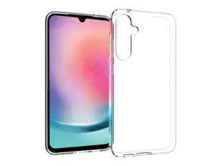 Insmat Crystal - Baksidedeksel for mobiltelefon termoplast-polyuretan (TPU) - klarglass - for Samsung Galaxy A25