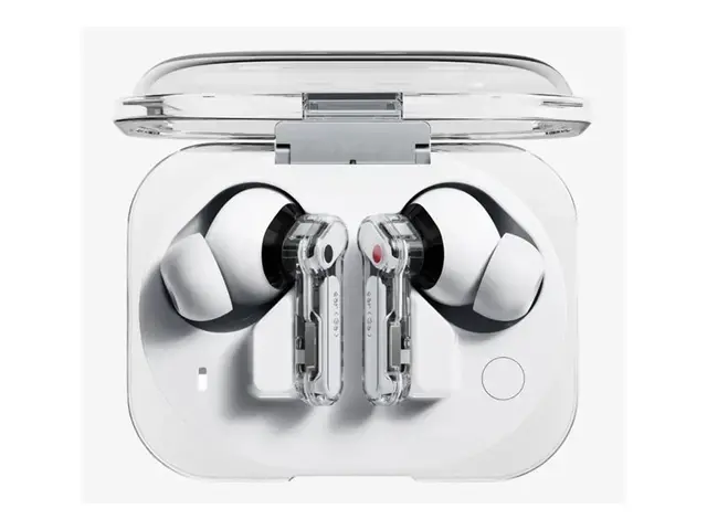 Nothing Ear (3a) - True wireless-hodetelefoner med mikrofon i øret - Bluetooth - aktiv støydemping - hvit 
