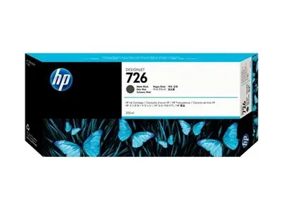 HP 726 - 300 ml matt svart original DesignJet blekkpatron for SD P...