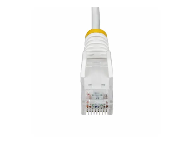 StarTech.com 3m White Slim CAT6 Ethernet Cable, Snagless, 28AWG, L...
