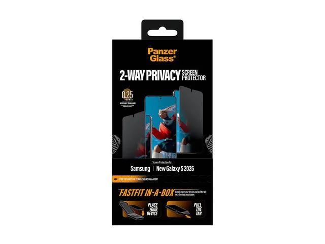 PanzerGlass - Skjermbeskyttelse for mobiltelefon ultra-bred passfo...