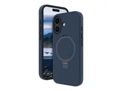 dbramante1928 Iceland Ultra - Baksidedeksel for mobiltelefon stativ - MagSafe-samsvar - D3O, plastikk - bl&#229; - for Apple iPhone 16 Plus