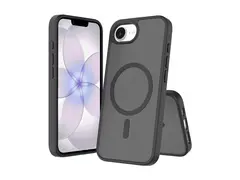 Screenor Icy - Beskyttende deksel for mobiltelefon termoplast-polyuretan (TPU), akryl - svart - for Apple iPhone 16e, 17e