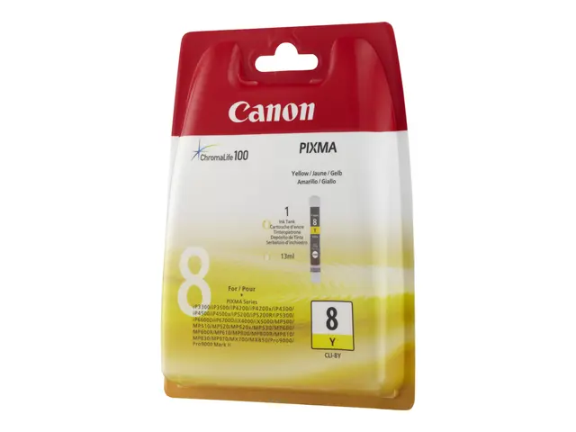 Canon CLI-8Y - 13 ml - gul - original - blekkbeholder - for PIXMA ...