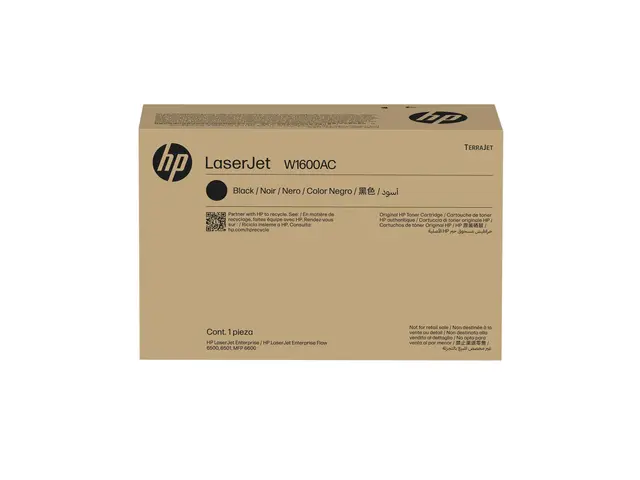 HP 160A - Svart - original - LaserJet - tonerpatron (W1600AC) Cont...