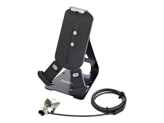 Startech Secure Tablet Stand w/ K-Slot Cable Lock, Locking Holder ...