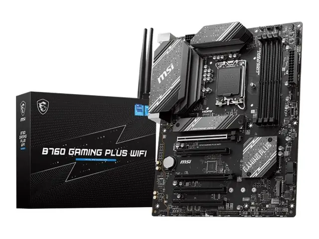 MSI B760 GAMING PLUS WIFI - Hovedkort ATX LGA1700-sokkel Chipset U...