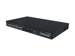 HPE Networking Comware 2050 24p 10/100/1000BT PoE+ 4p SFP 1G/2.5G 420W Switch - Styrt - 24 x 10/100/1000Base-T (PoE+) + 4 x 1/2.5GBase-T (PoE++) + 4 x 1/2.5GBase-X (uplink / stacking) - rackmonterbar - PoE++ (420 W)