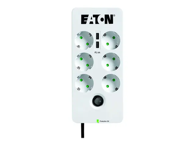 Eaton Protection Box 6 USB Tel@ Din - Overspenningsavleder - AC 22...