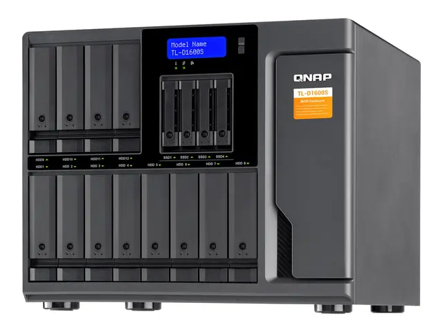 QNAP TL-D1600S - Harddiskarray - 16 brønner (SATA-600) - SATA 6Gb/...