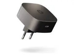 ZENS - Trådløst ladestativ / strømadapter 18 watt (USB-C) - svart