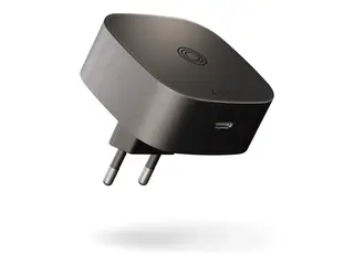 ZENS - Trådløst ladestativ / strømadapter 18 watt (USB-C) - svart