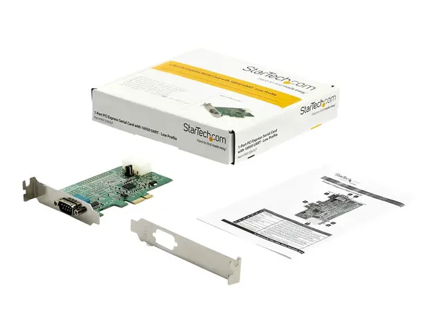 StarTech.com 1-port PCI Express RS232 Serial Adapter Card, PCIe RS...