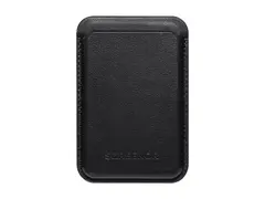Screenor MAGi - Lomme for mobiltelefon / kredittkort magnetisk - MagSafe-samsvar - ekte skinn - svart