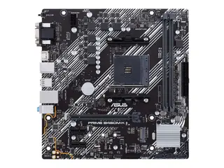 ASUS PRIME B450M-K II - Hovedkort - micro ATX Socket AM4 - AMD B450 Chipset - USB 3.2 Gen 1 - Gigabit LAN - innbygd grafikk (CPU kreves) - HD-lyd (8-kanalers)