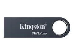 Kingston DataTraveler SE9 G3 - USB-flashstasjon 128 GB - USB 3.2 Gen 1 - mørk nikkelfarge