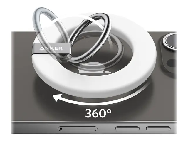Anker 610 - Fingergrep/stativ for mobiltelefon MagGo dolomitthvit ...