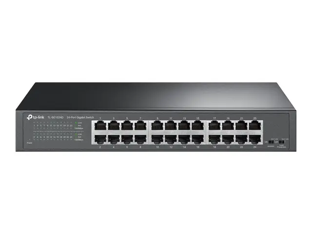 TP-Link TL-SG1024D - Switch - 24 x 10/100/1000 - stasjonær, rackmo...