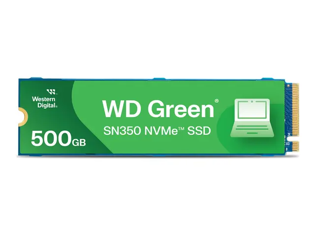 WD Green SN350 - SSD 500 GB intern M.2 2280 PCIe 3.0 x4 (NVMe)