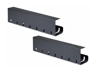 Startech - Kabelstyringsskuff - power bar holder monterbar under skrivebord - svart - 53 cm - TAA-samsvar (en pakke 2)