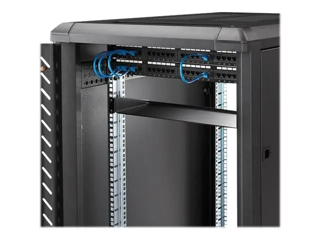 StarTech.com 1U Server Rack Cabinet Shelf, 7in Deep Fixed Cantilev...